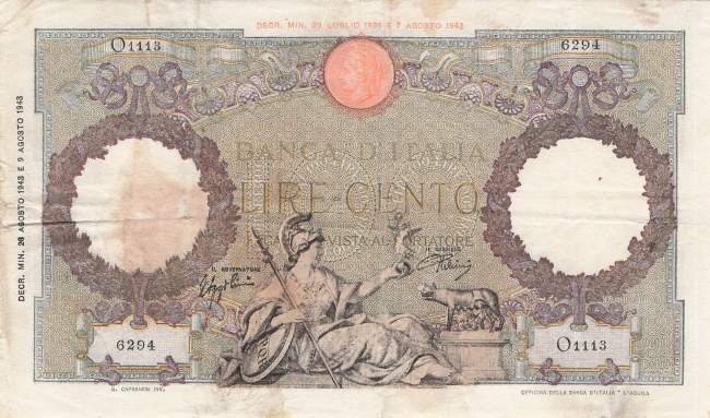 100 Lire 1943 p.68